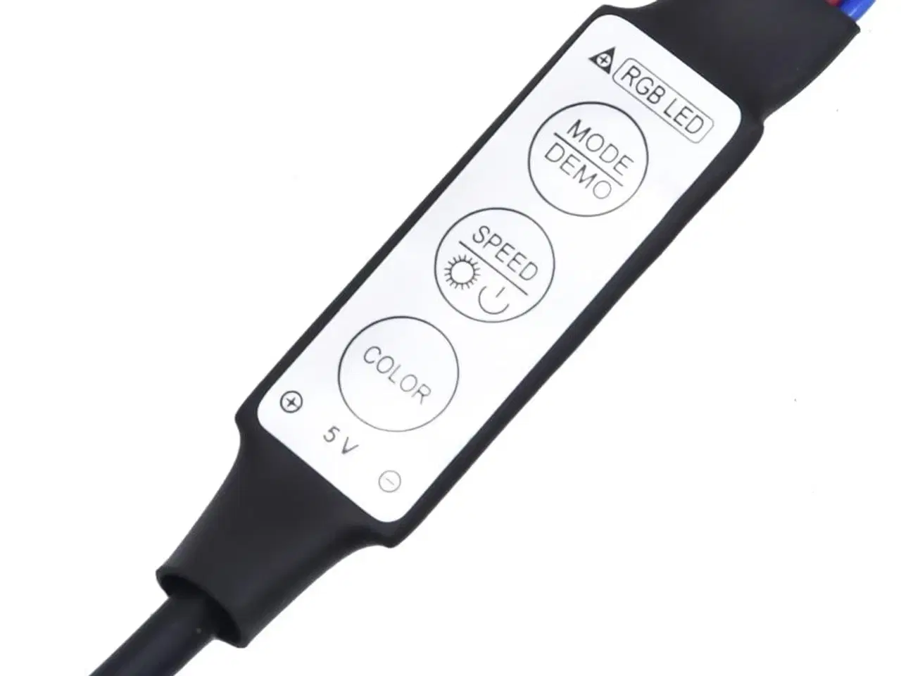 Billede 12 - Sengebord med LED-lys 40x39x48,5 cm hvid