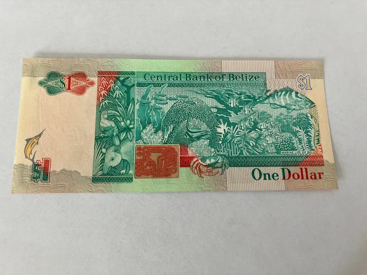 Billede 2 - 1 Dollar Belize 1990