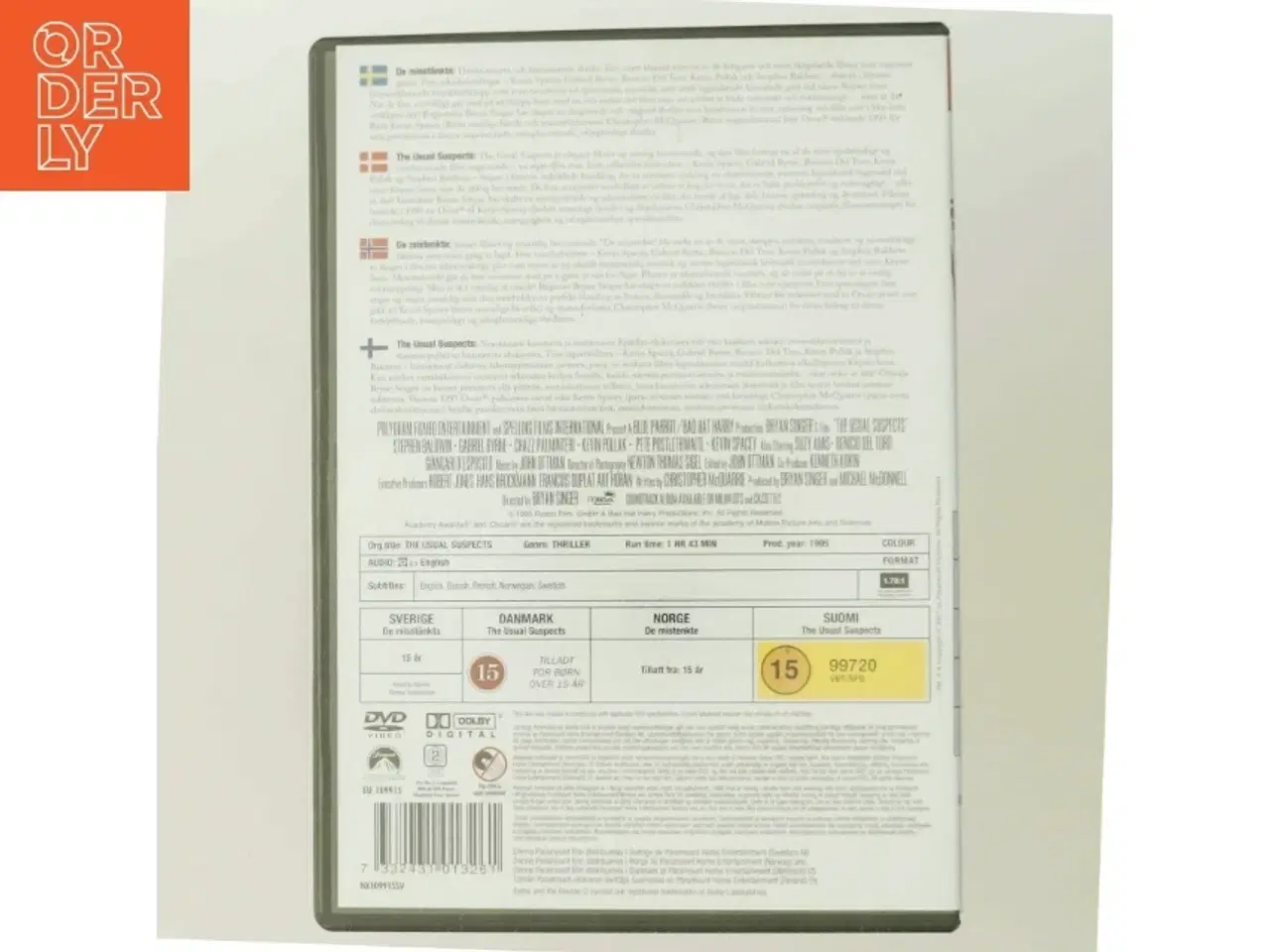 Billede 3 - The Usual Suspects med Stephen Baldwin (DVD)