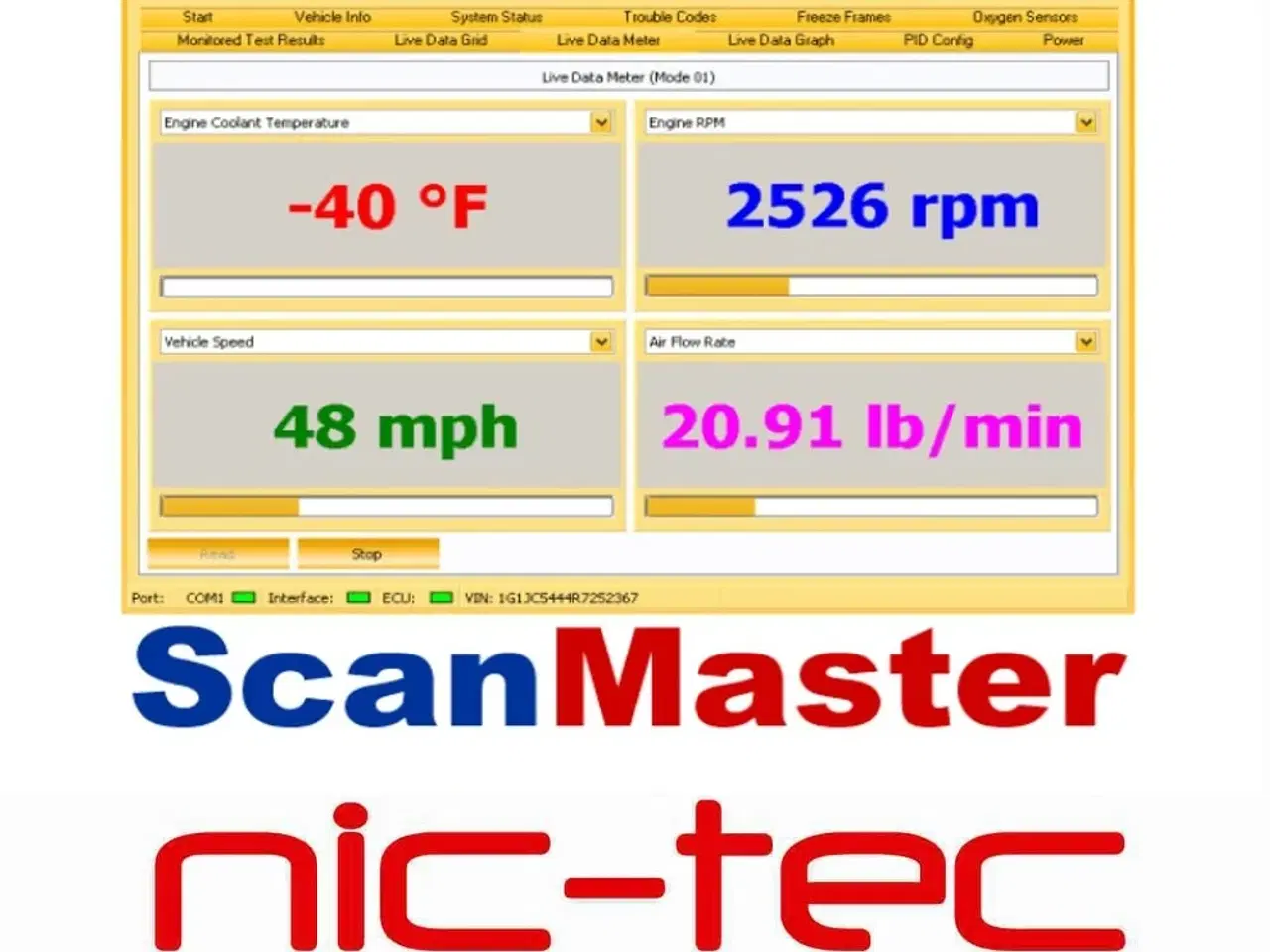 Billede 7 - Scanmaster program for ObdLink & Elm327 interfaces Dansk sprog