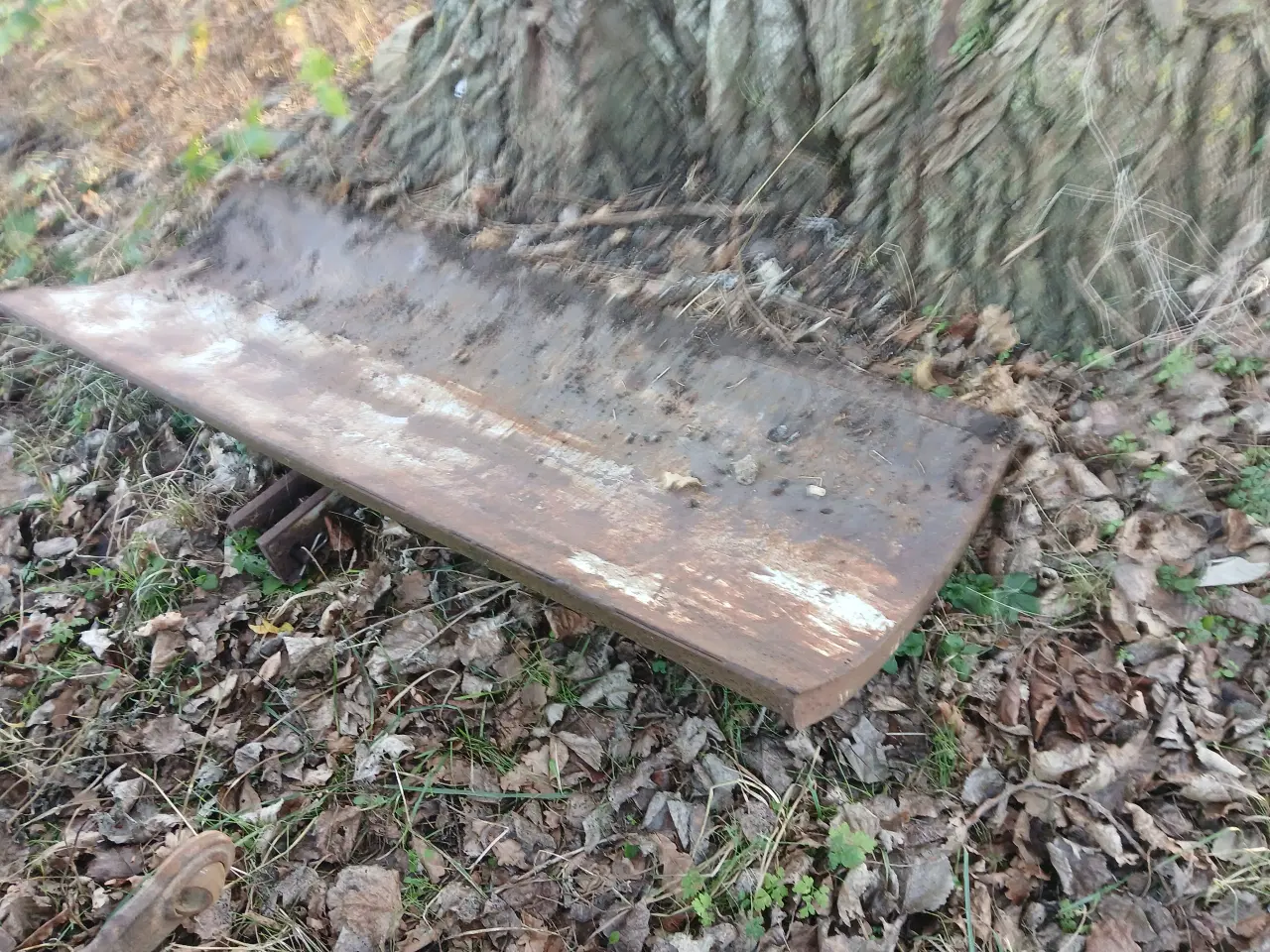 Billede 1 - Skraberblad til afretning af vej