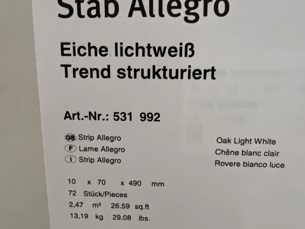 Billede 2 - Haro parket ca 30 m2