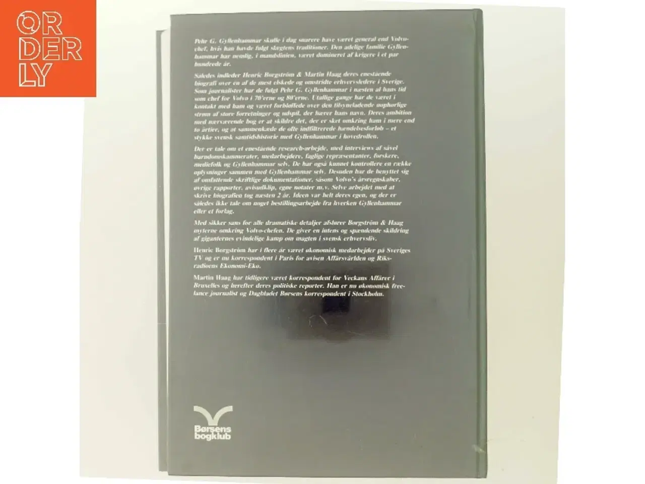Billede 3 - Biografi, 'Gyllenhammar - portræt af en svensk topchef' fra Børsens Forlag