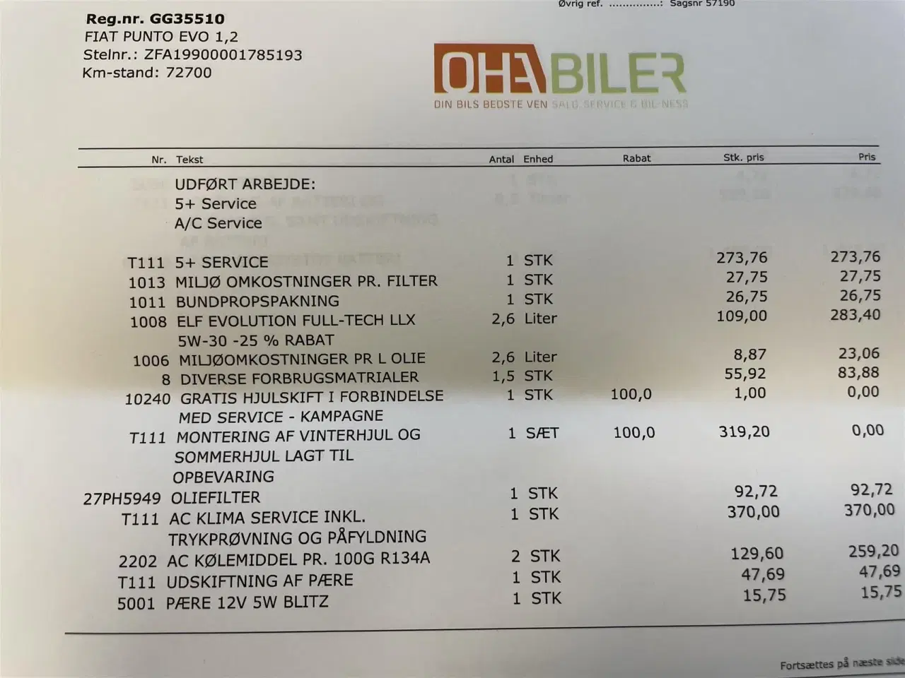 Billede 17 - Fiat Punto 1,2 Active Start & Stop 69HK 5d