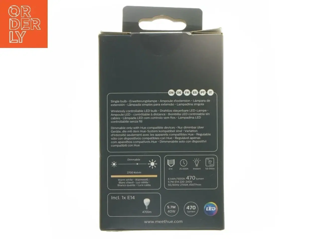 Billede 5 - Philips Hue E14 P45 LED-pære fra Philips