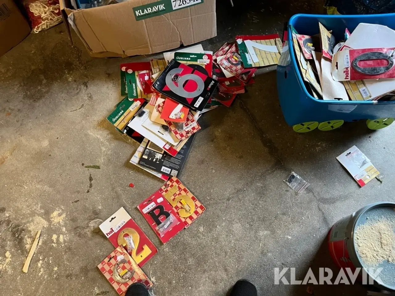 Billede 1 - Hus numre blandet kasse.