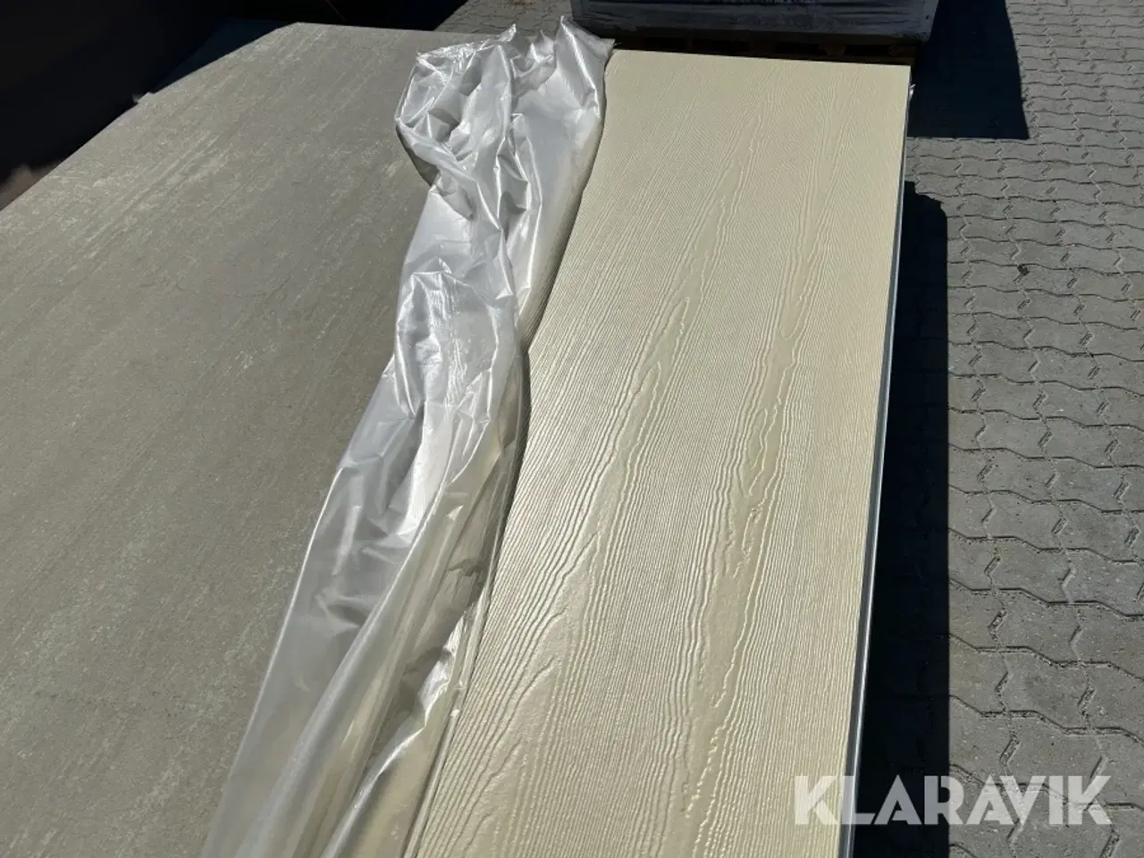 Billede 1 - Facadepaneler James Hardie HardiePanel Cedar Woodland Cream 10 plader