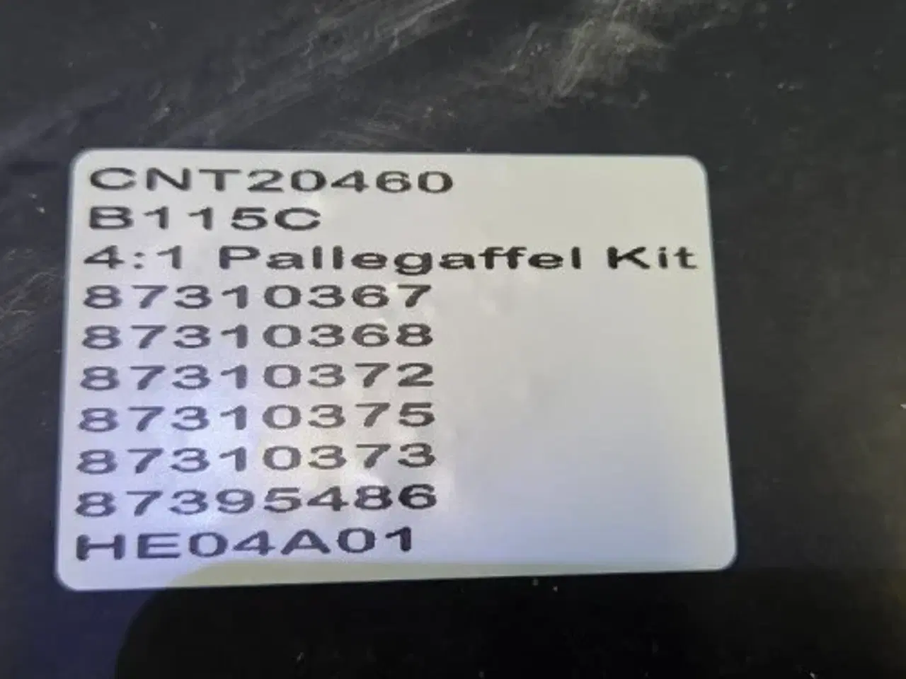 Billede 18 - New Holland B115C Pallegafler Kit 87310367