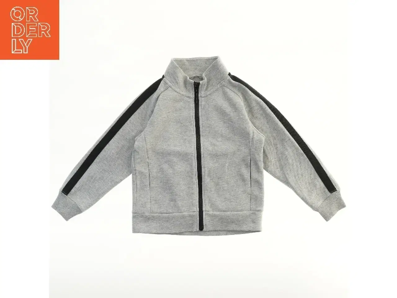 Billede 2 - Grå sweatshirt med lynlås fra Uniqlo (str. 116)