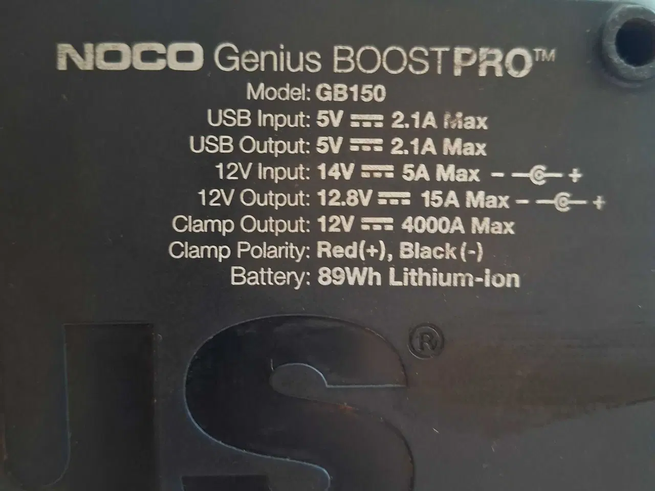 Billede 3 - Noco booster GB150 4000A