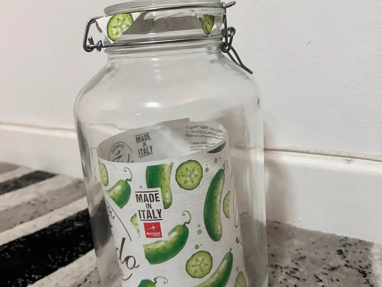 Billede 5 - Stort sylte-/opbevaringsglas – 4 liter 🌿