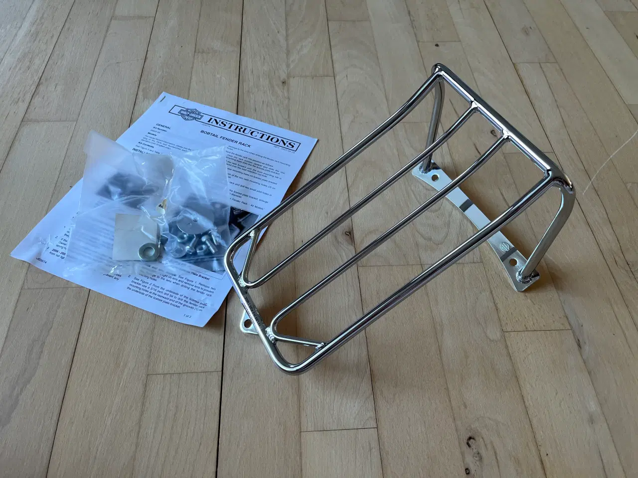 Billede 3 - Bobtail fender rack / bagagebærer til Harley-David