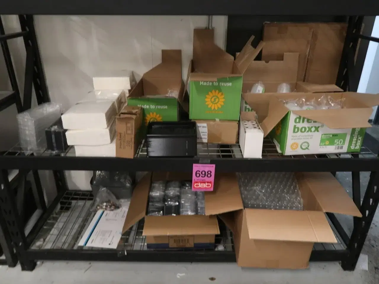 Billede 1 - Stort parti emballage - tøm 2 hylder