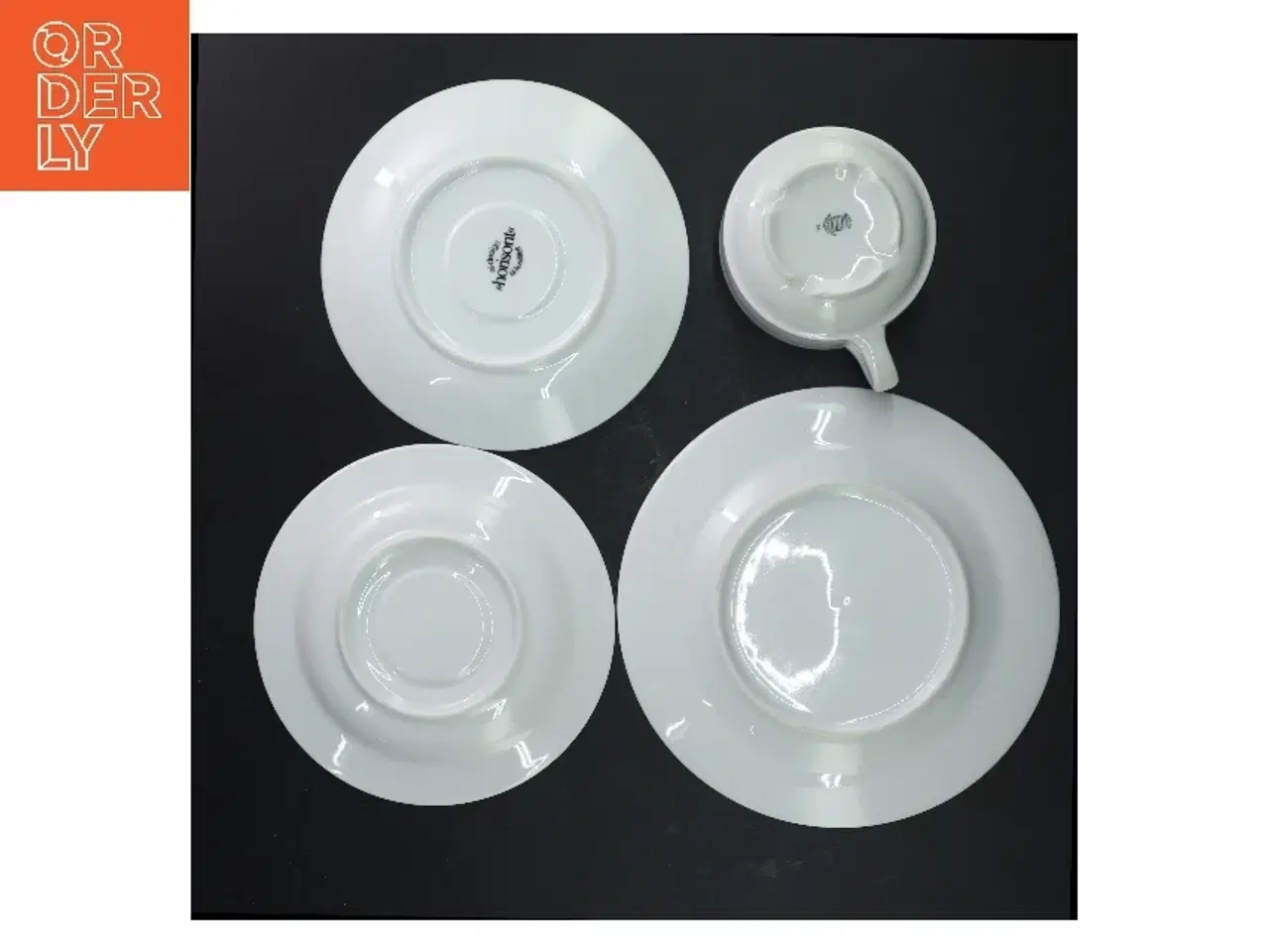 Billede 2 - Kaffekop og underkopper fra Blandet (str. Ø 19,16,15 og 9x6 cm)