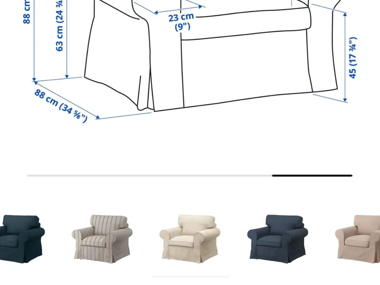 Billede 5 - Lænestol IKEA EKTORP