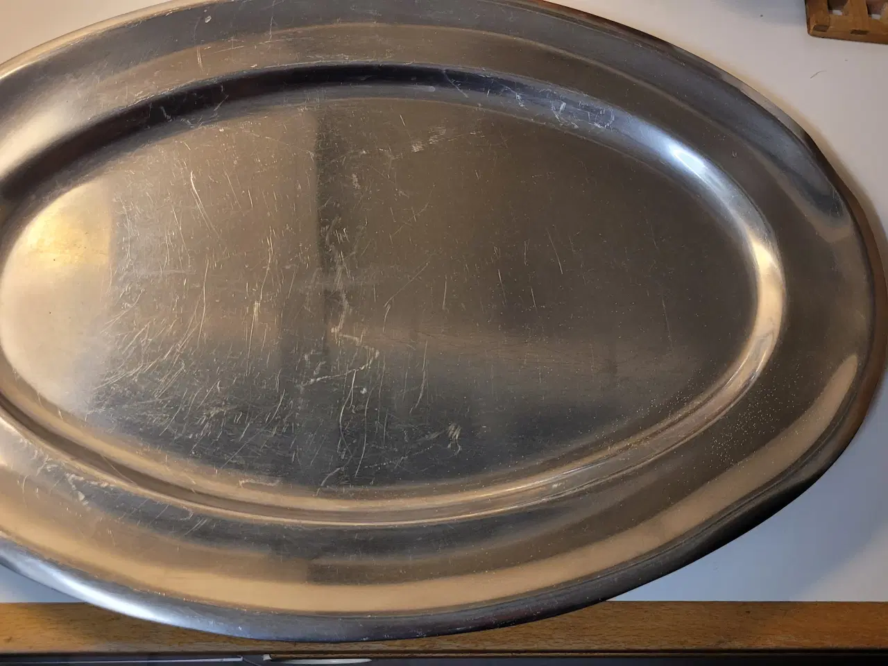 Billede 2 - Serveringsfade rustfri stål