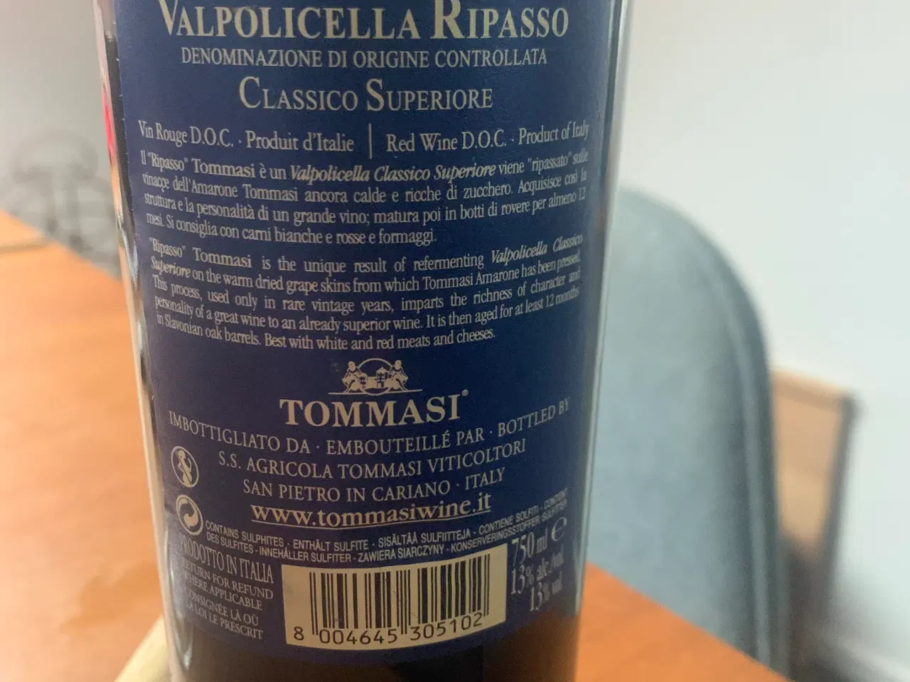 Billede 2 - Velsmagende italiensk vin (valpodecella ripasso)