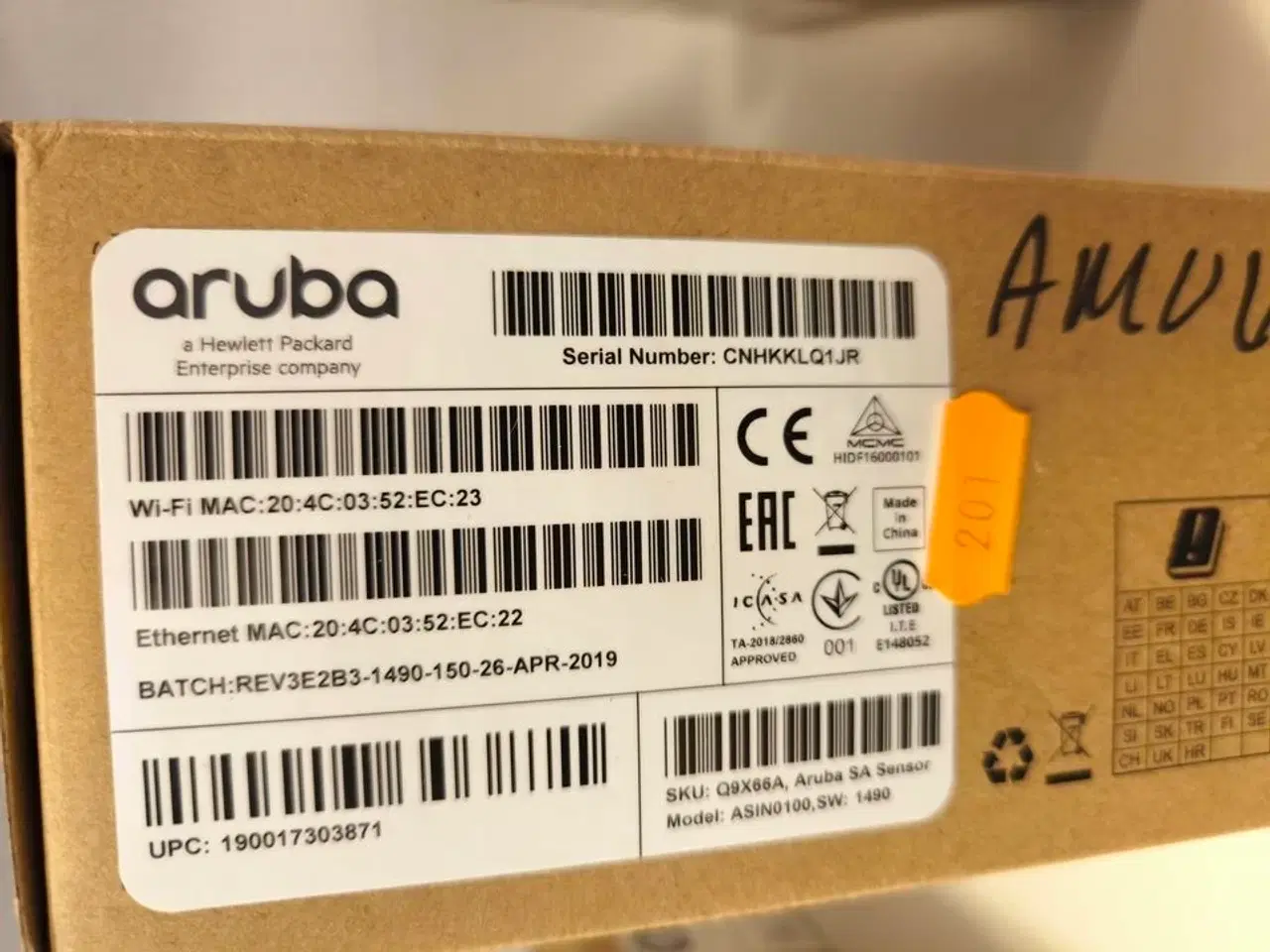 Billede 1 - LTE sensor HP Aruba Q9X66A (ubrugt)