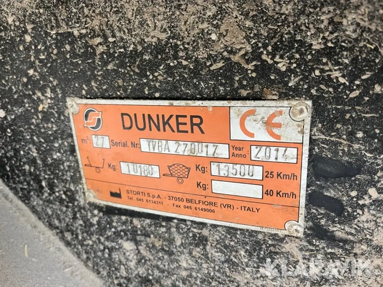 Billede 5 - Fodervogn Storti Dunker T2 270