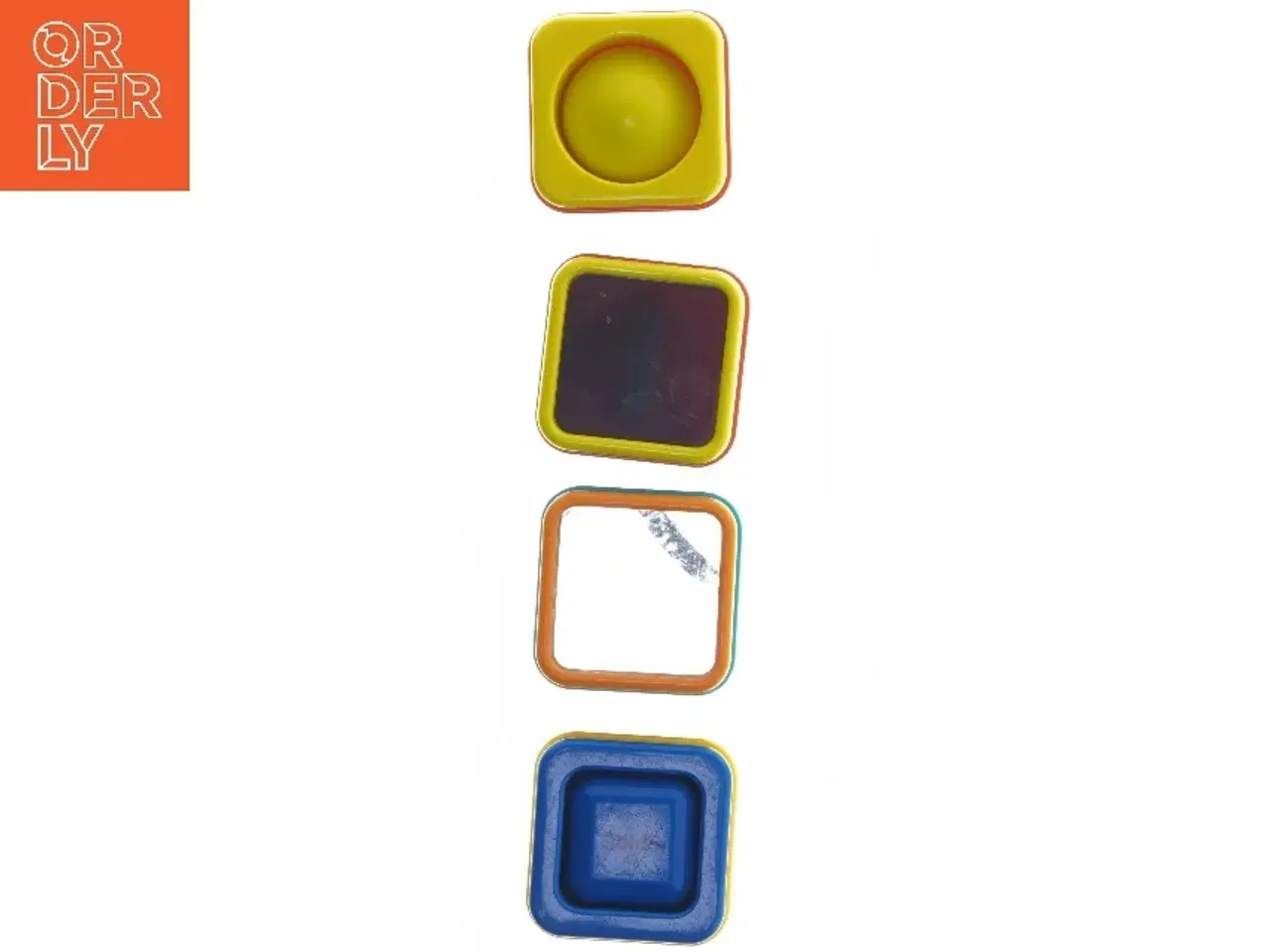 Billede 2 - Farverige aktivitetsklodser fra Spire (str. 7x6,5x6,5 cm)