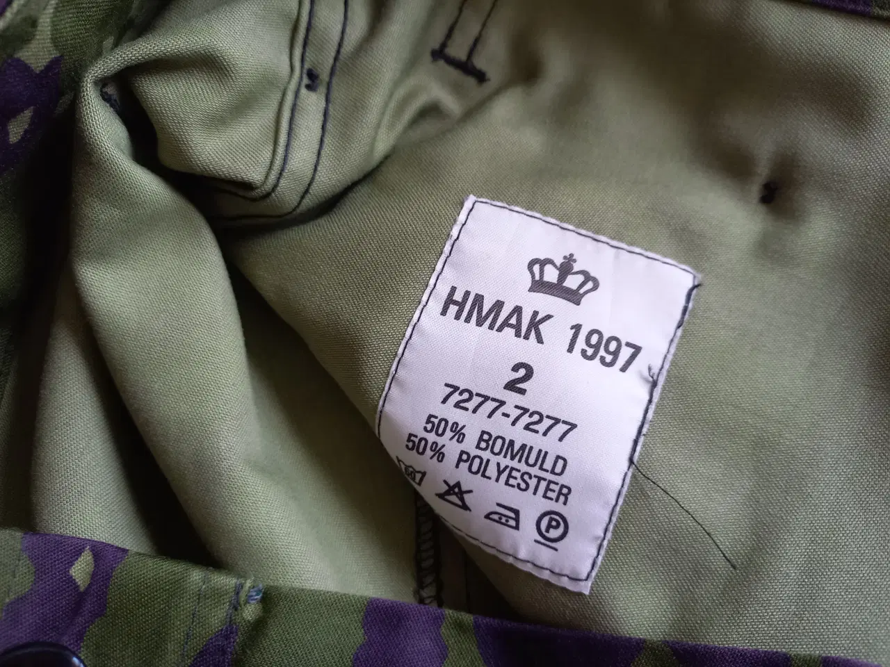 Billede 5 - Kampuniform M/84 – str. S – næsten ny – militær