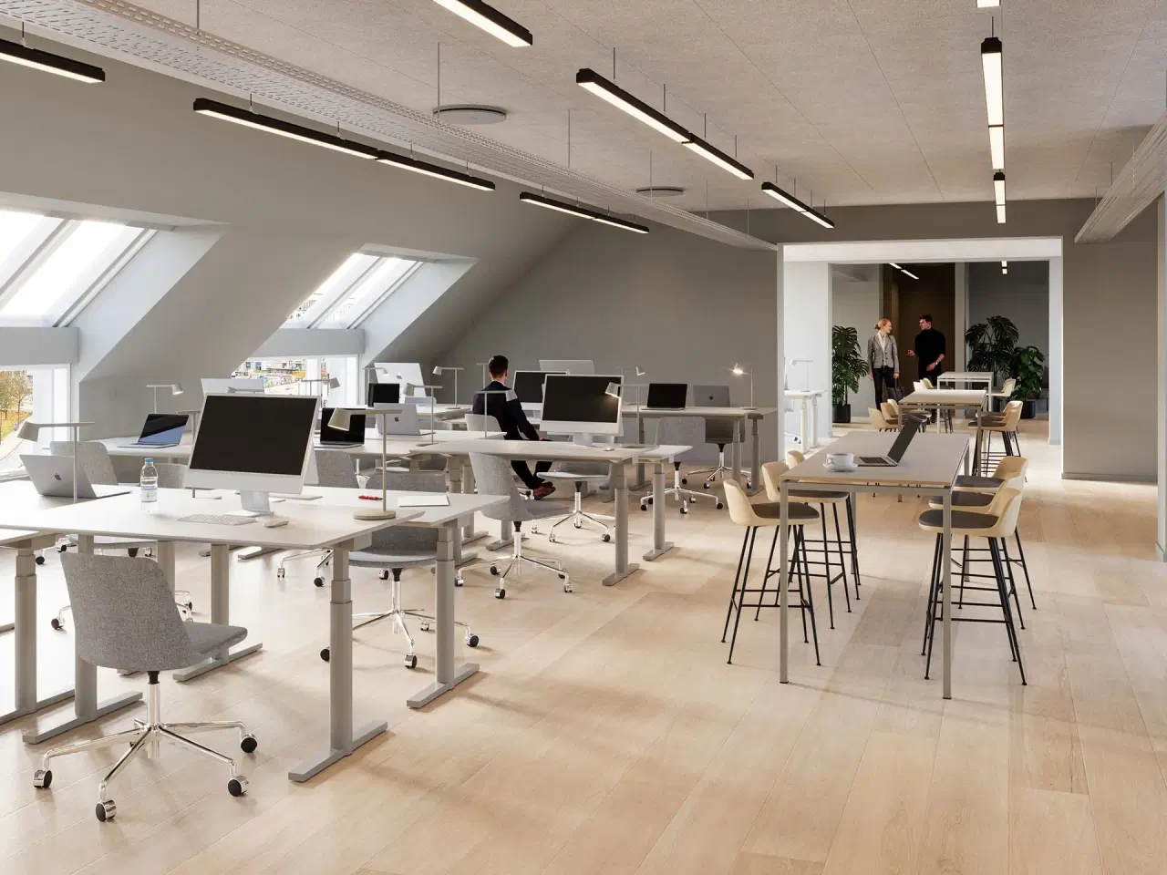 Billede 12 - Nyistandsatte kontorer med udsigt til Østre Gasværk