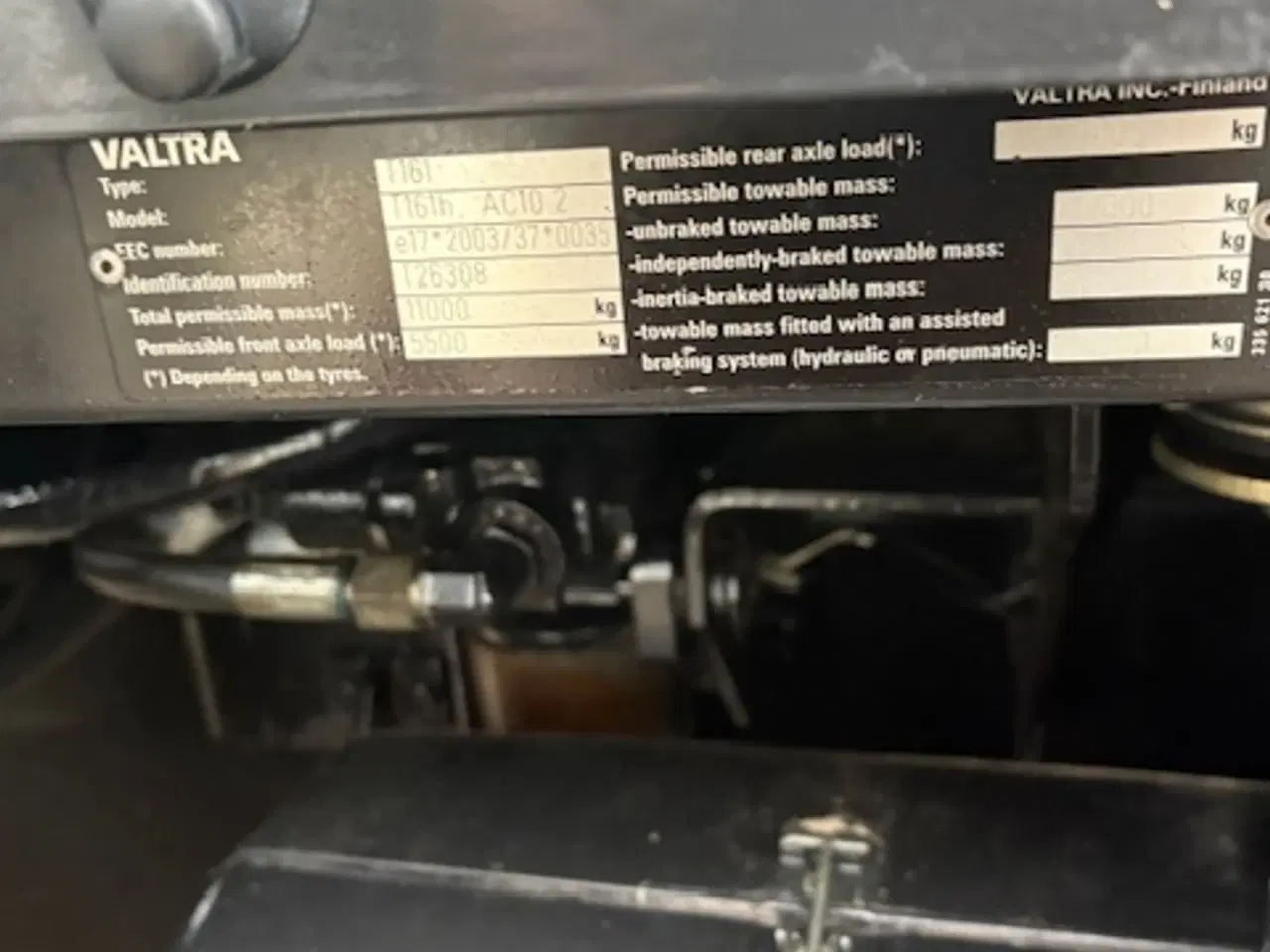 Billede 11 - Valtra T 161 FRONTLIFT, HITCH TRAK, AFF. KABINE