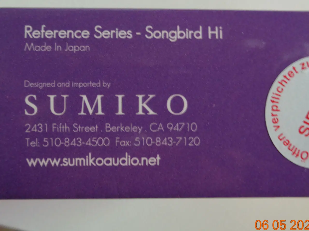 Billede 4 - SUMIKO MC High Outpt Songbird