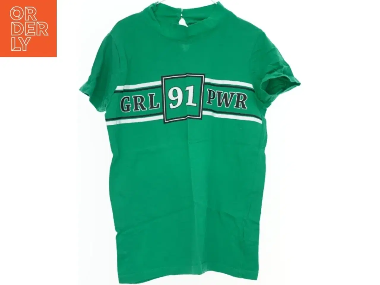 Billede 1 - Grøn GirlPower T-shirt med tryk fra D-XEL (str. 152)