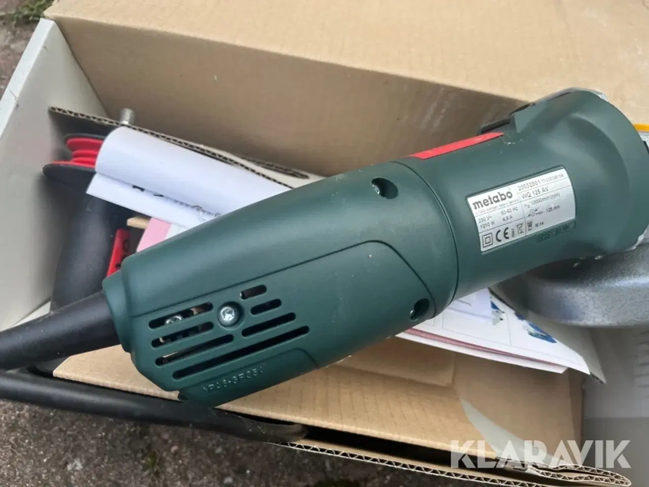 Billede 2 - Vinkelsliber Metabo WQ 125 AV
