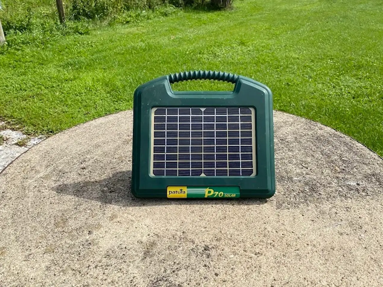 Billede 1 - Elhegn med solceller