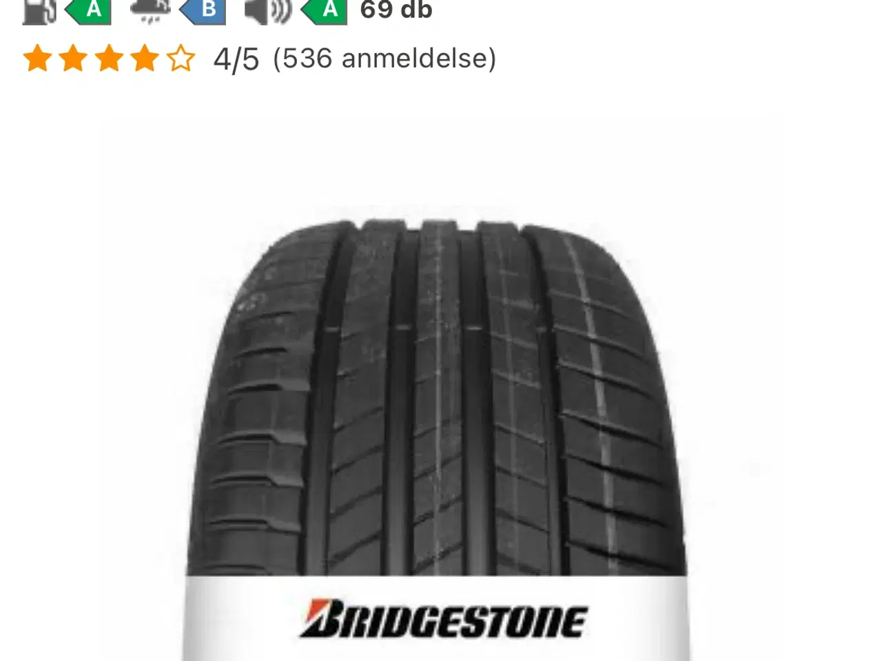 Billede 5 - 4 styk helt nye og ubrugte Bridgestone sommerdæk 