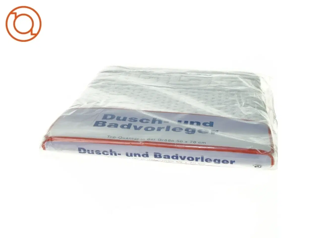 Billede 3 - Hvid Tyk bademåtte kraftig mønsterstrikket kvalitet 100% bomuld (str. 50 x 70 cm)