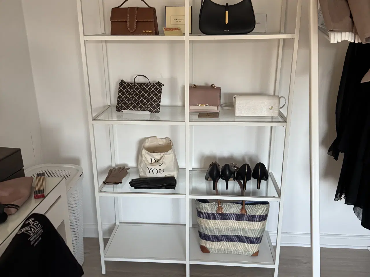 Billede 1 - Hvid metal reol 