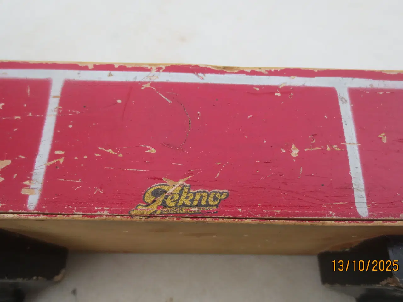 Billede 7 - 1 stk Retro  Modeltog Tekno Lokomotiv og vogn 