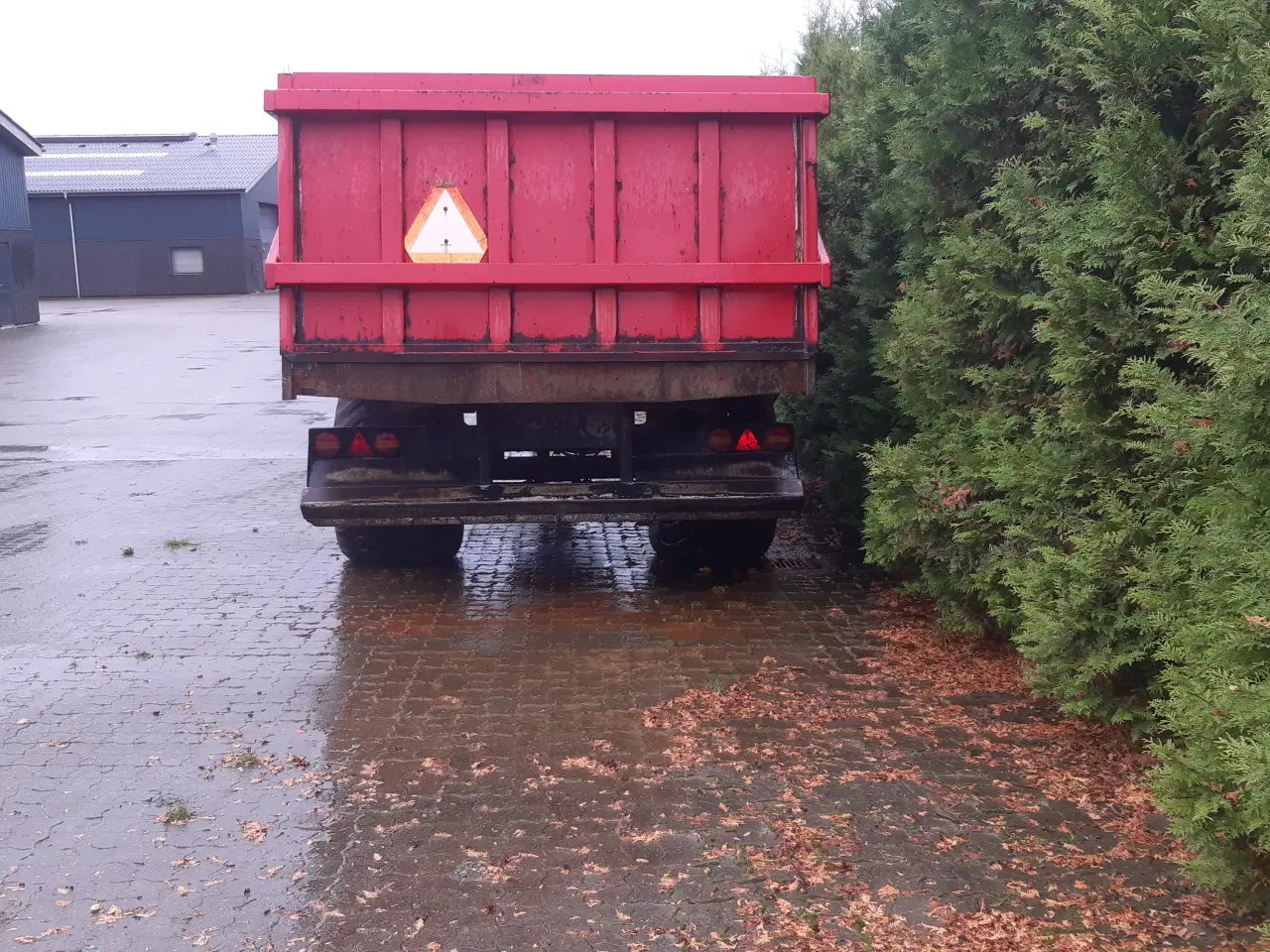 Billede 4 - Hvamø tipvogn med stor dækmontering