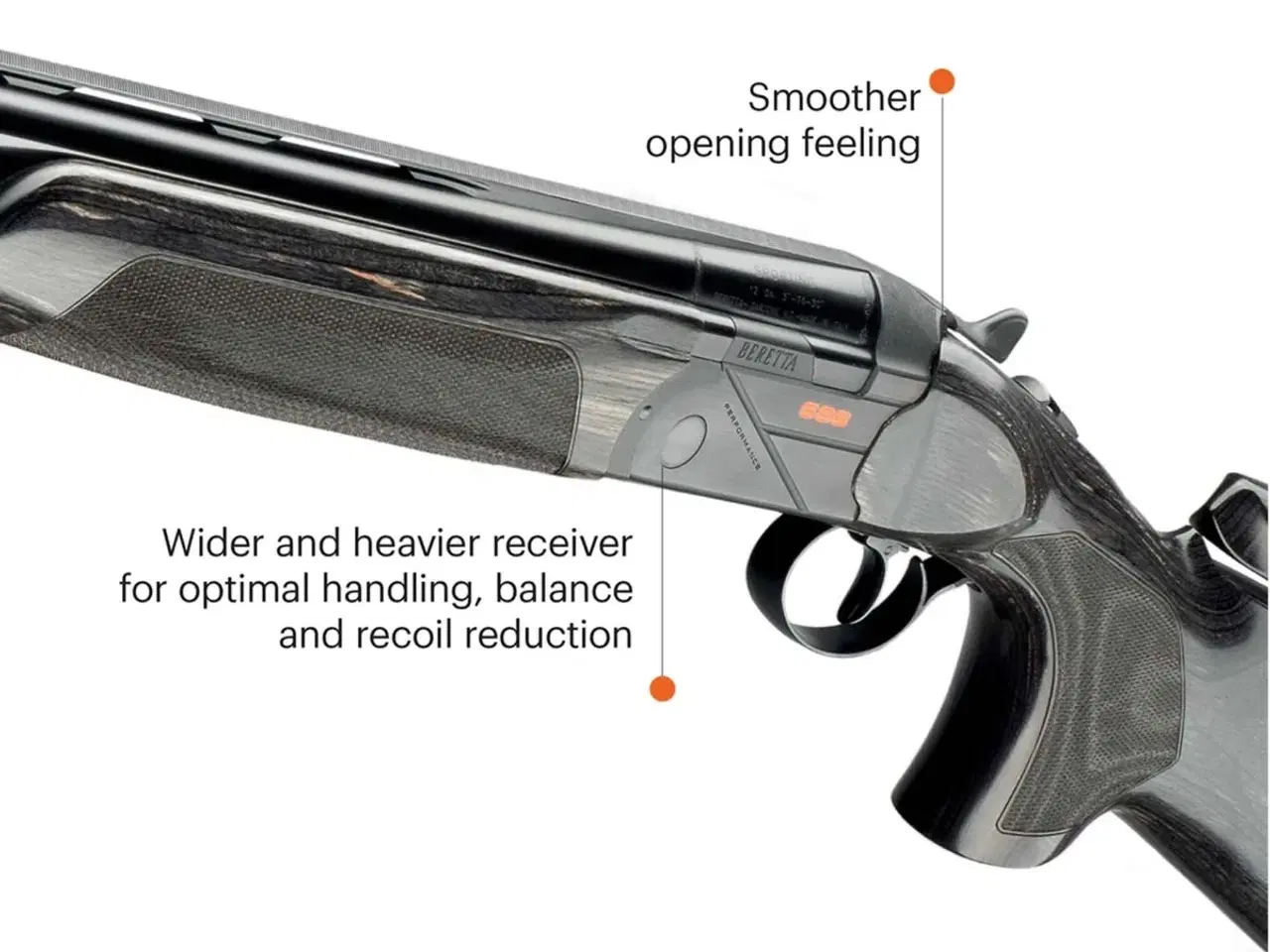 Billede 4 - Beretta 688 Performance Sporting B-Fast adj. RH 76 cm 12/76-L04021X 76 cm adj 12/76