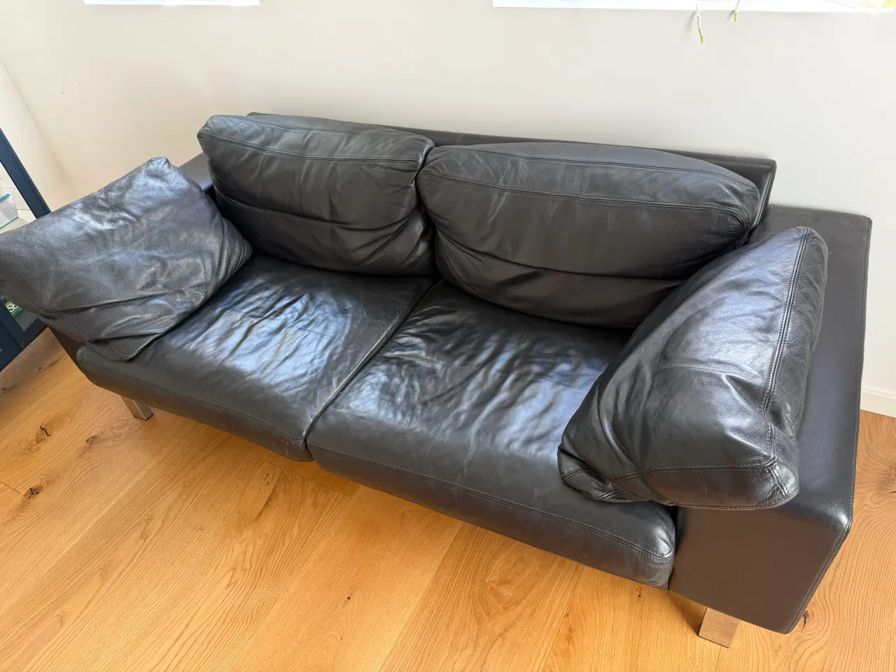 Billede 2 - 2 Pers sofa læder 