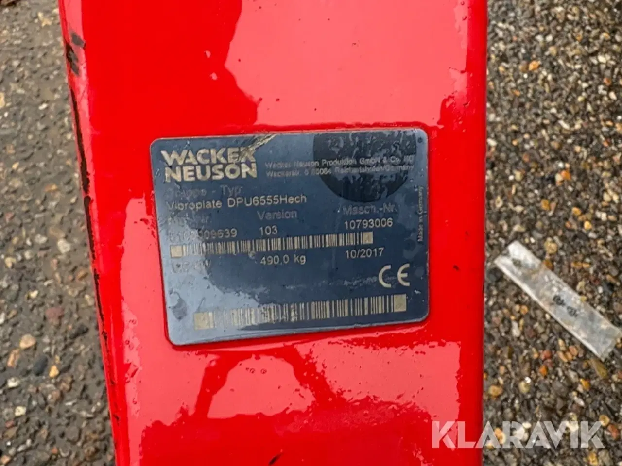 Billede 9 - Pladevibrator Wacker Neuson DPU6555Hech