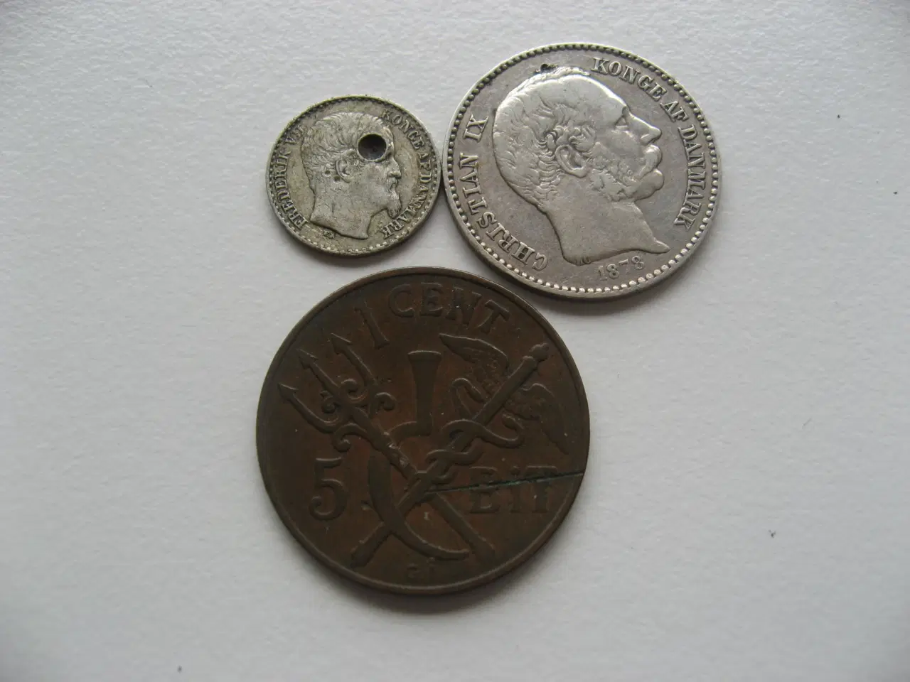 Billede 1 - DVi 3 bedre mønter med forskellige skavanker