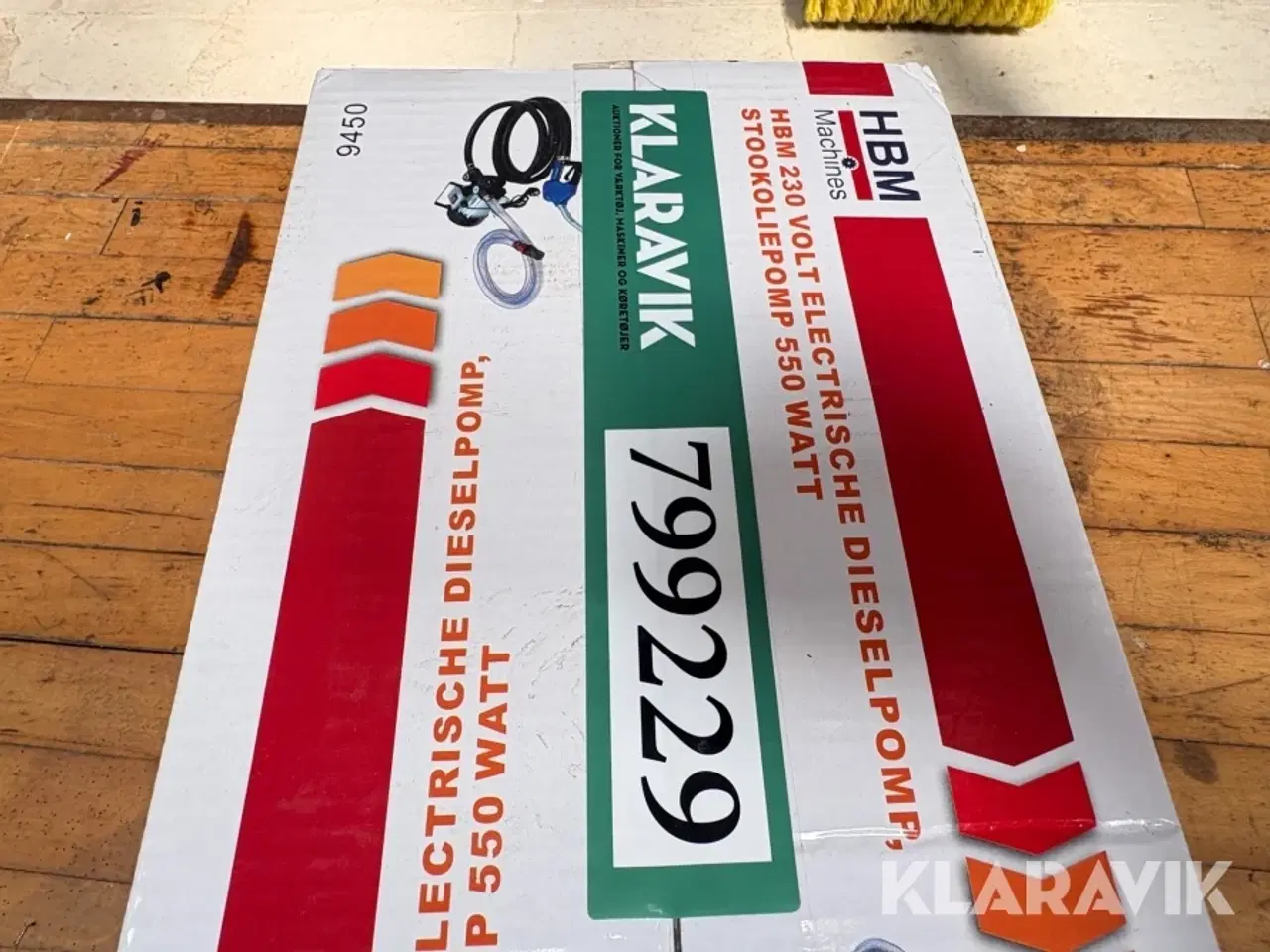Billede 8 - Dieselpumpe HBM 550 watt