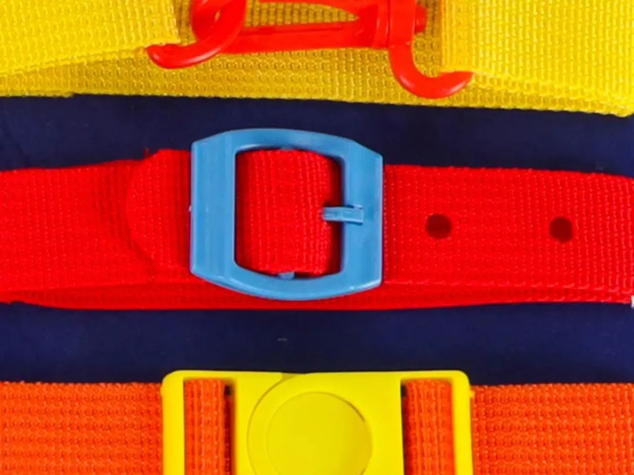 Billede 16 - Sanse-montessori aktivitetsboard i rygsagtskuffert – blå