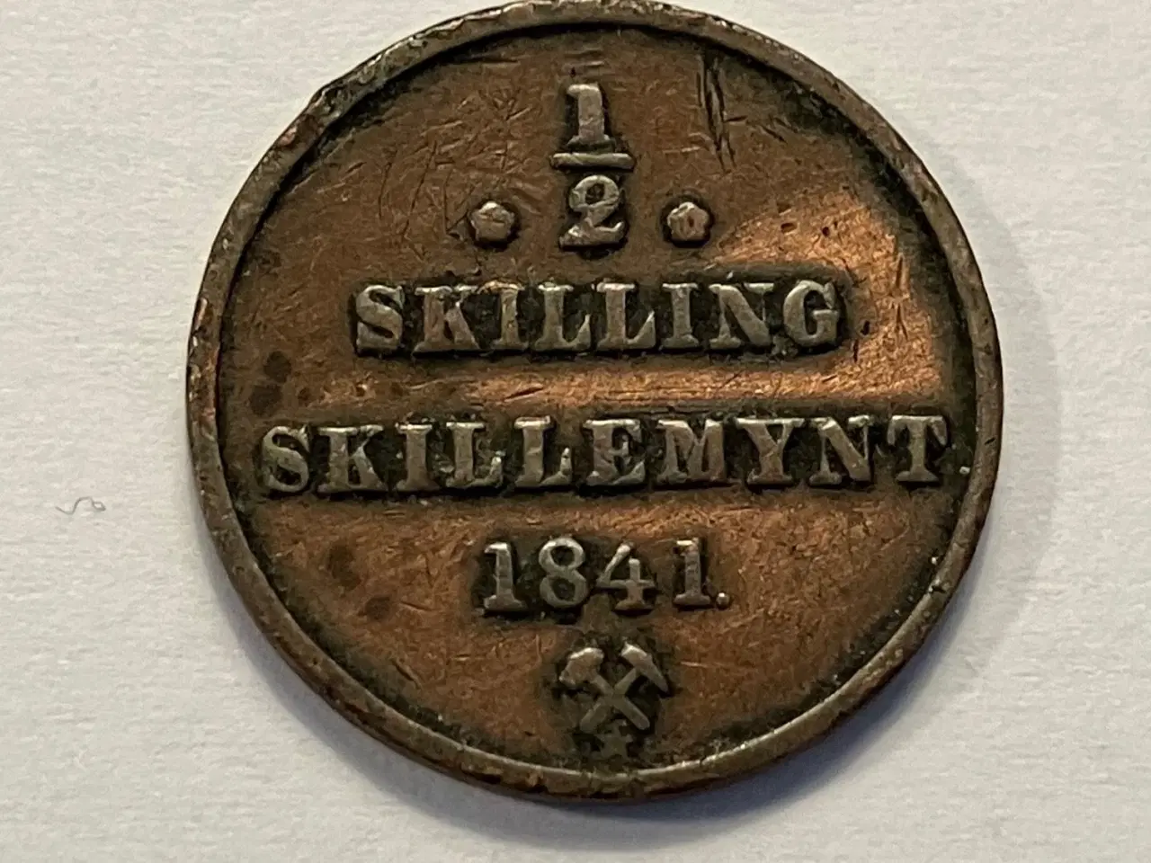 Billede 1 - 1/2 Skilling Norge 1841