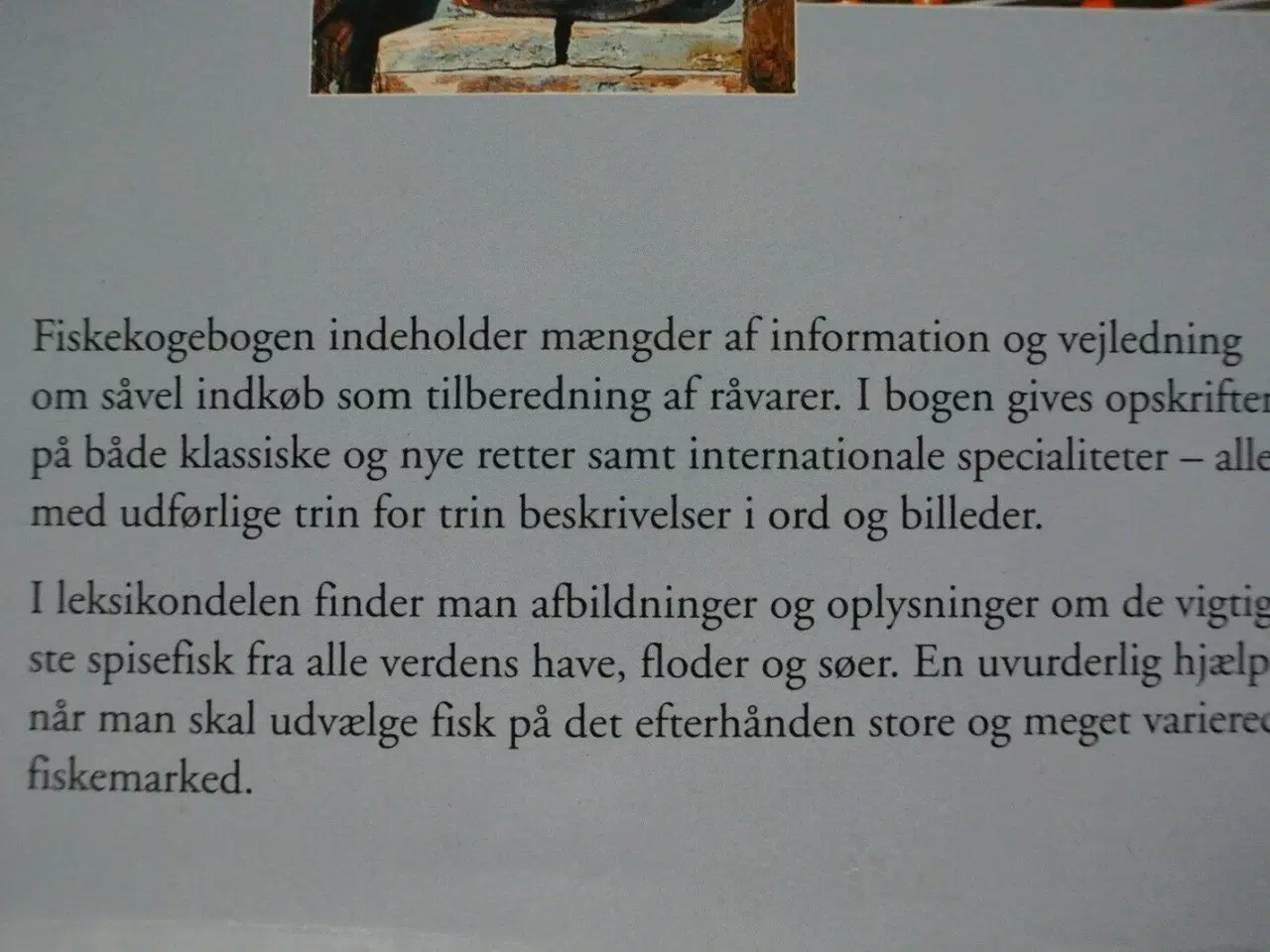 Billede 4 - fiskekogebogen, på dansk ved vivi berendt og lars 