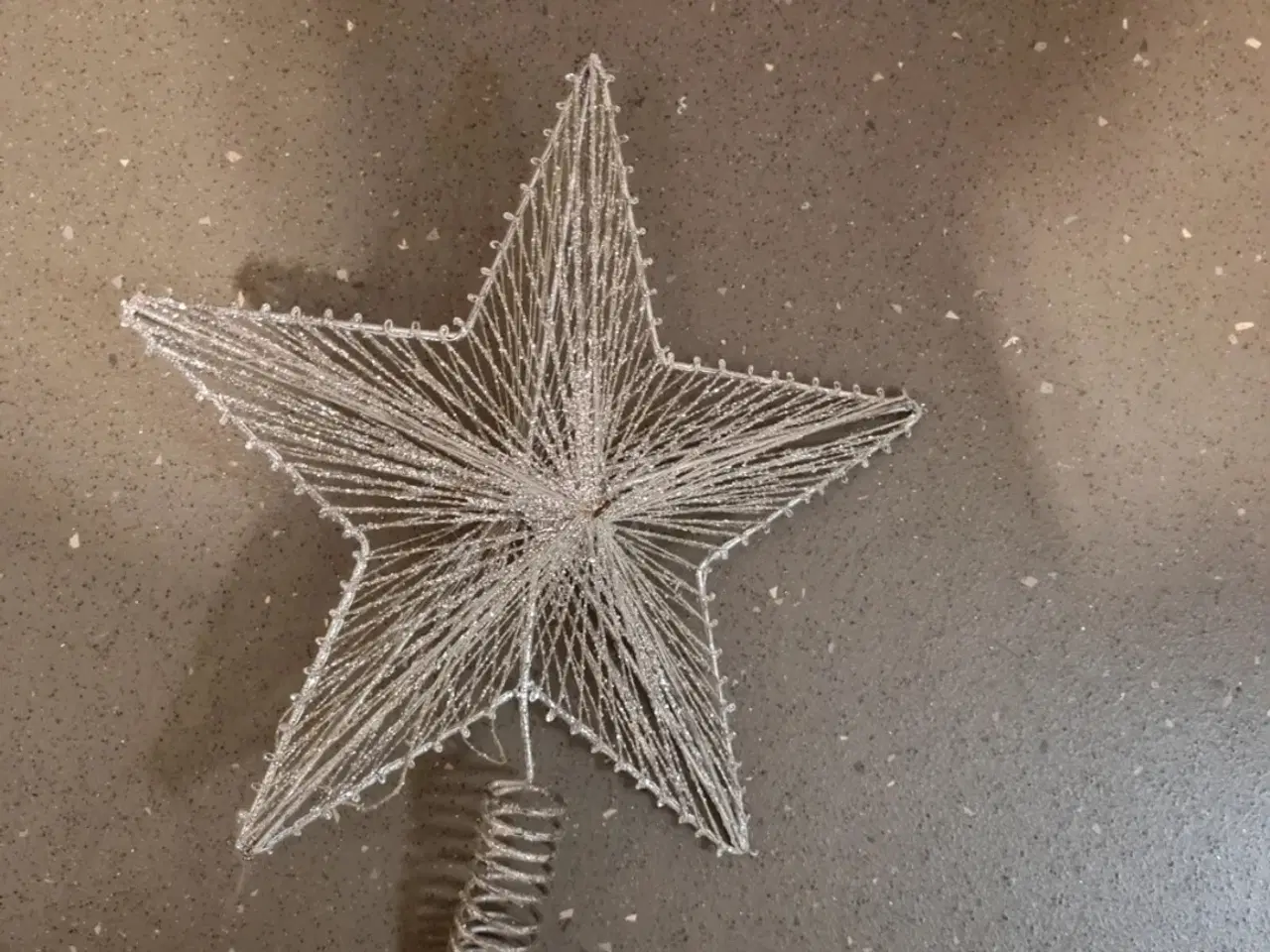 Billede 1 - Sølv jule stjerne