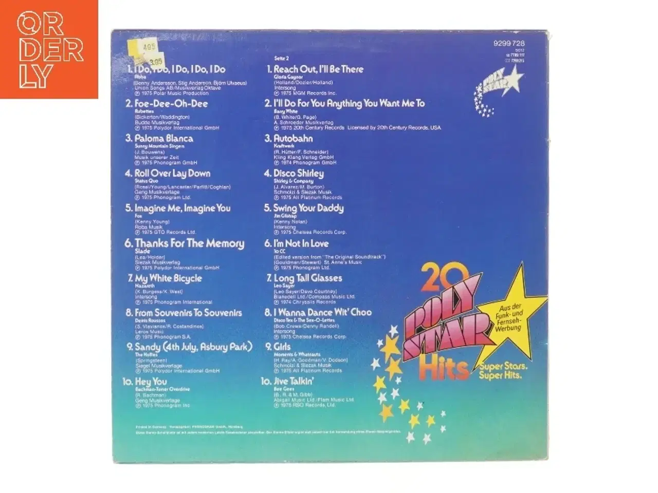 Billede 2 - Polystar Hits vinyl album fra Polystar