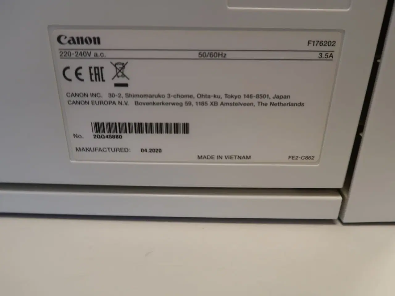 Billede 6 - Printer CANON F176202