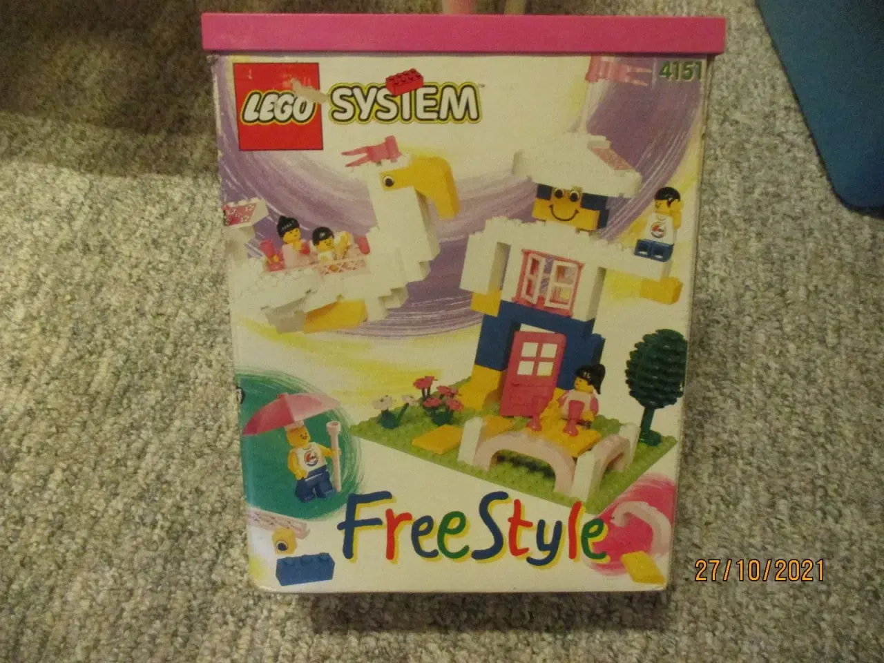 Billede 1 - kasse med lego 4151