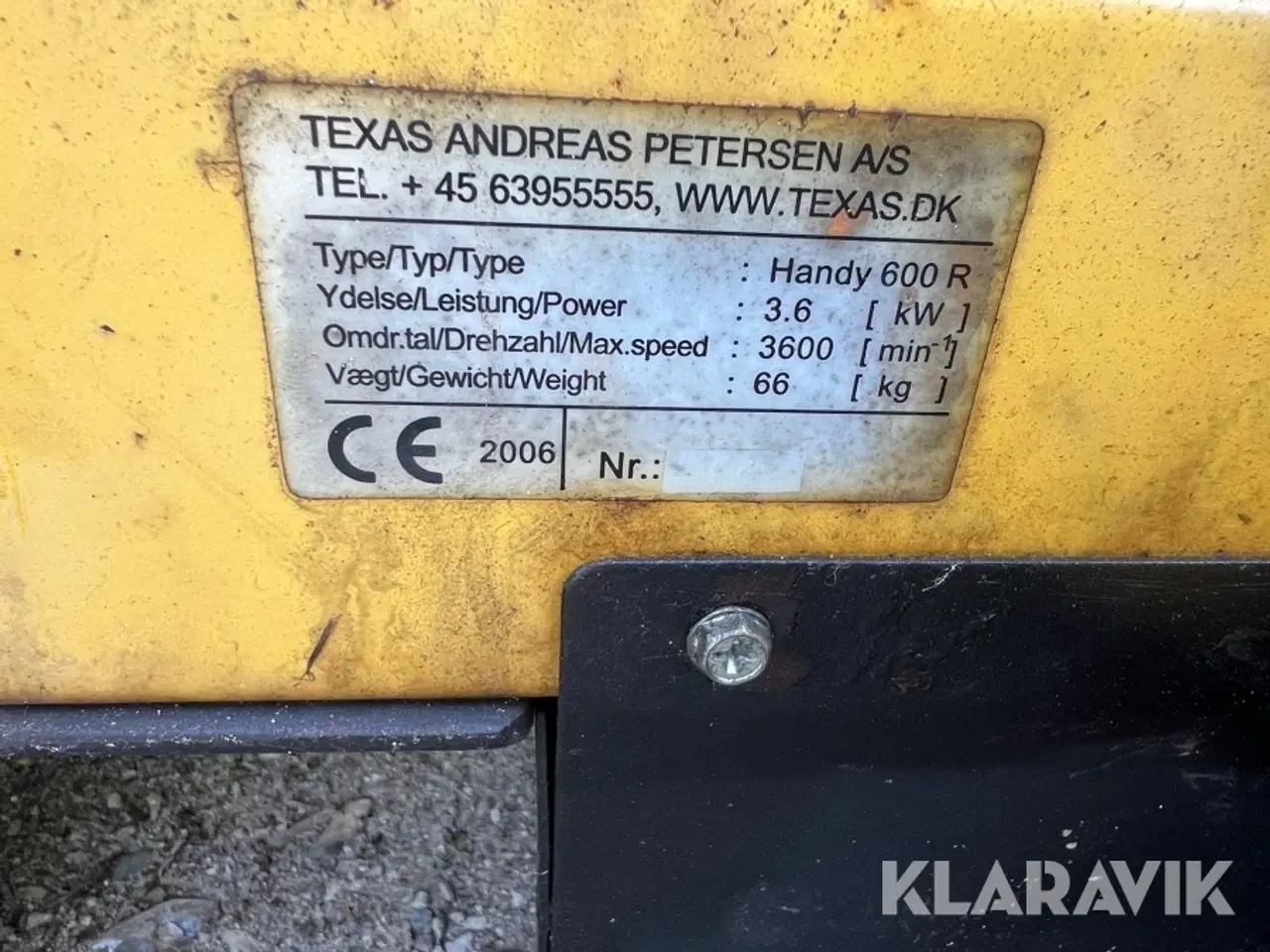 Billede 5 - Fejekost Texas Handy 600 R