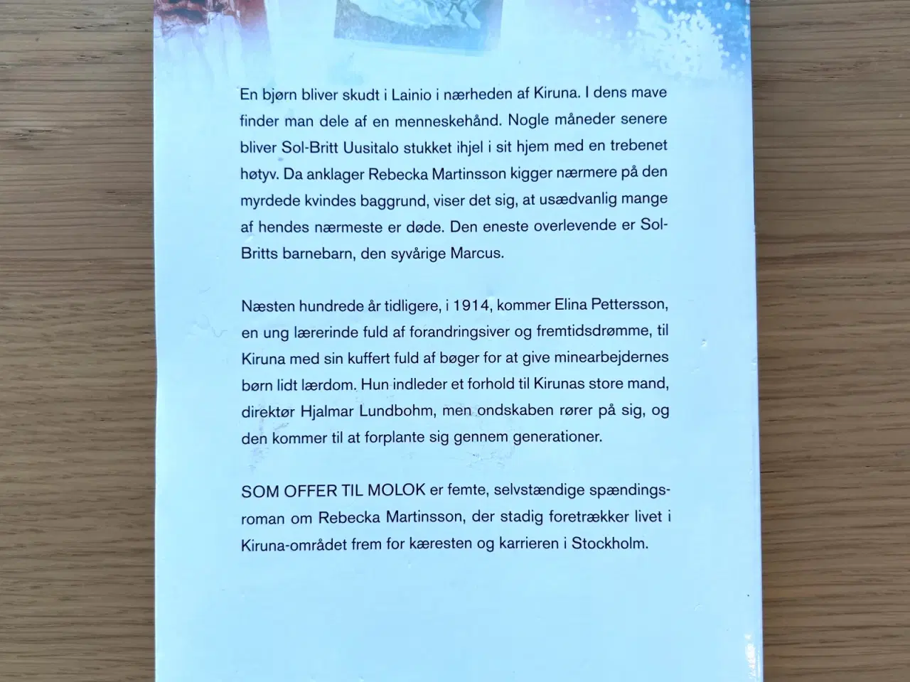 Billede 2 - Førsteudgave - Som offer til Molok af Åsa Larsson